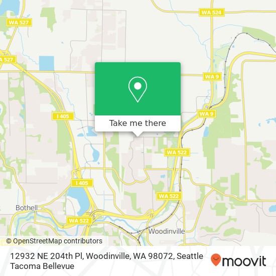 12932 NE 204th Pl, Woodinville, WA 98072 map