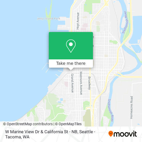 Mapa de W Marine View Dr & California St - NB