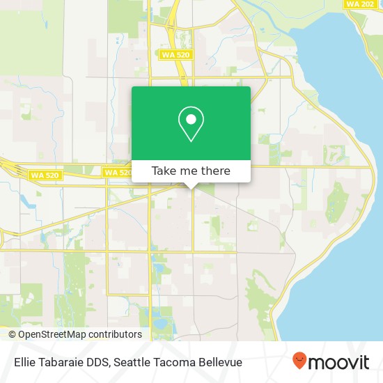 Ellie Tabaraie DDS, 1855 156th Ave NE map