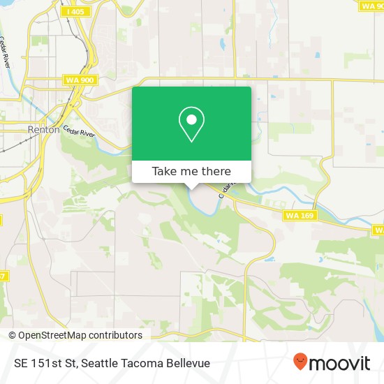 Mapa de SE 151st St, Renton, WA 98058