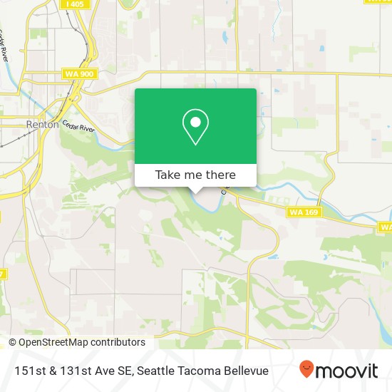 Mapa de 151st & 131st Ave SE, Renton, WA 98058