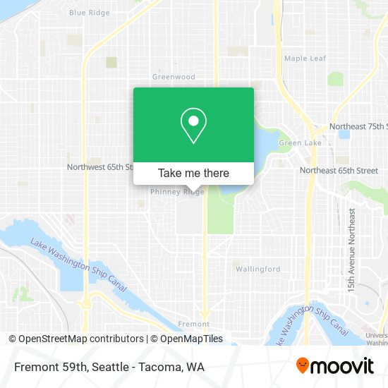Mapa de Fremont 59th