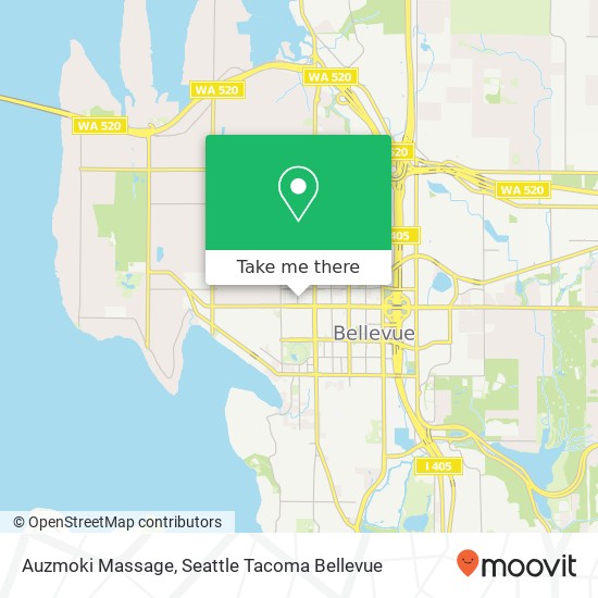 Mapa de Auzmoki Massage, 820 102nd Ave NE