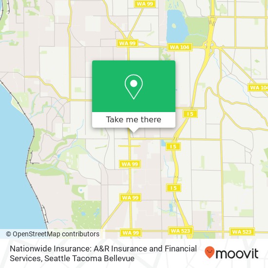 Nationwide Insurance: A&R Insurance and Financial Services, 17544 Midvale Ave N map