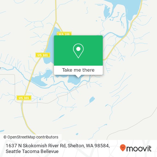 1637 N Skokomish River Rd, Shelton, WA 98584 map