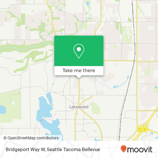 Bridgeport Way W, Lakewood, WA 98499 map