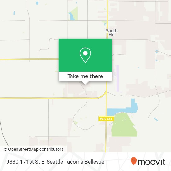 Mapa de 9330 171st St E, Puyallup, WA 98375