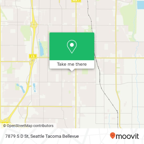 7879 S D St, Tacoma, WA 98408 map