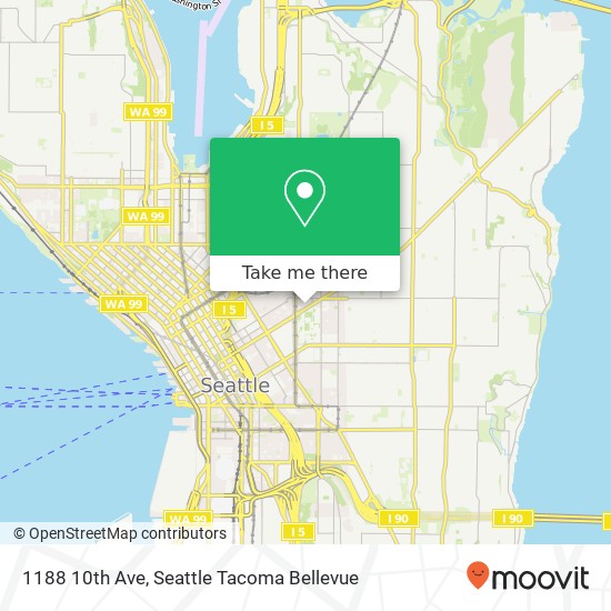 Mapa de 1188 10th Ave, Seattle, WA 98122
