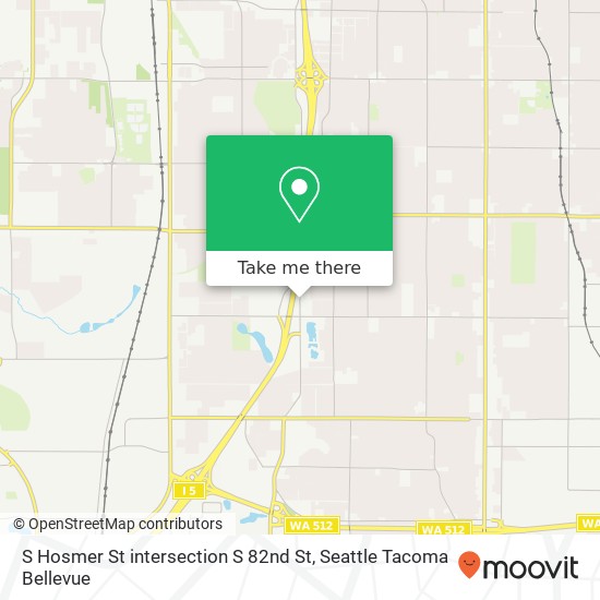 S Hosmer St intersection S 82nd St, Lakewood (Tacoma), WA 98409 map