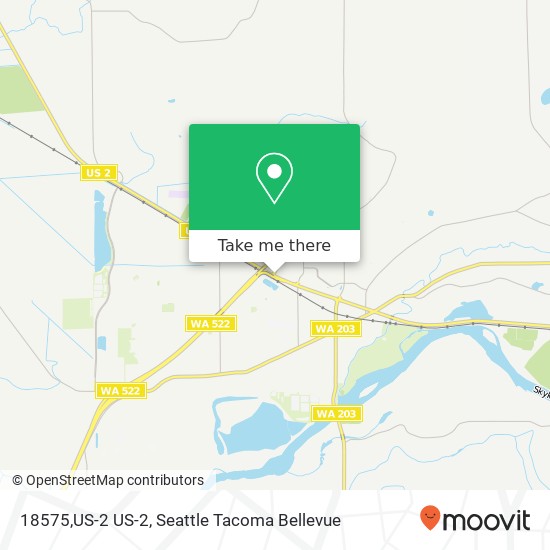 Mapa de 18575,US-2 US-2, Monroe, WA 98272