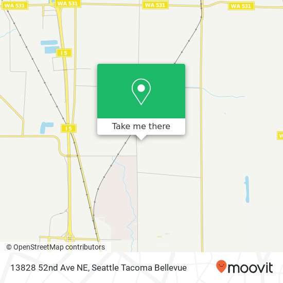 Mapa de 13828 52nd Ave NE, Marysville, WA 98271