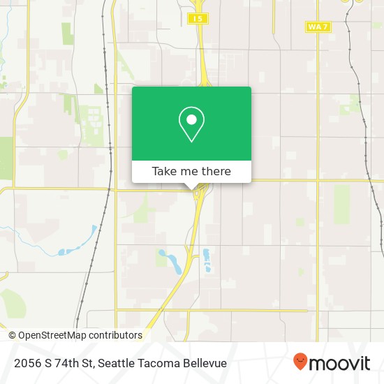 2056 S 74th St, Tacoma, WA 98409 map