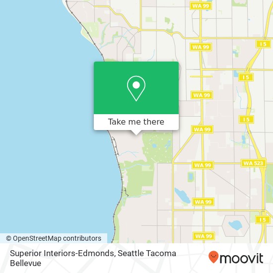 Superior Interiors-Edmonds map