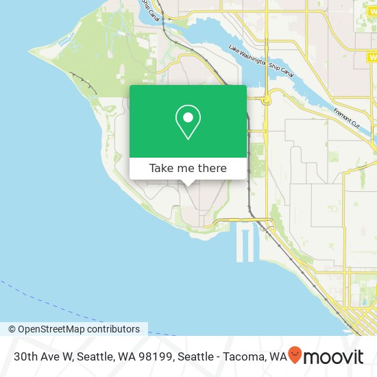 30th Ave W, Seattle, WA 98199 map