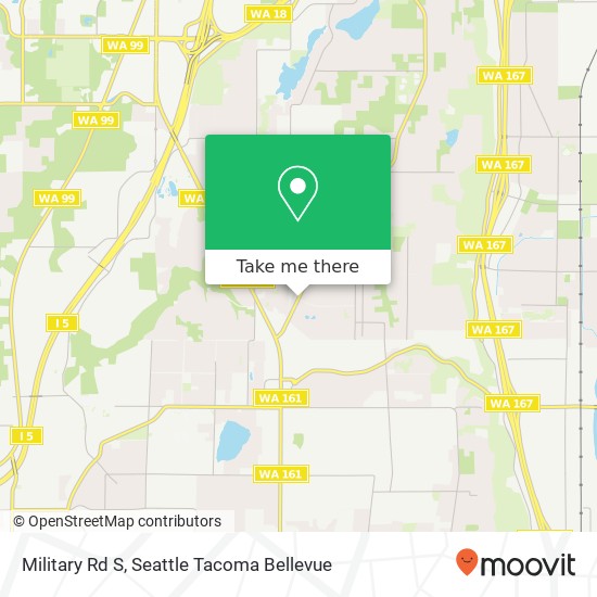 Military Rd S, Auburn, WA 98001 map