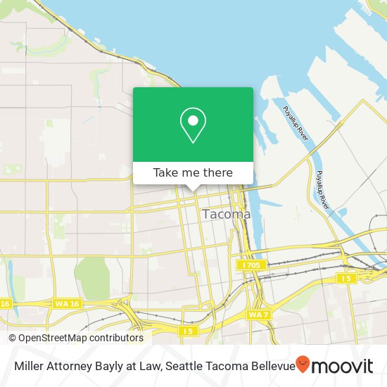 Mapa de Miller Attorney Bayly at Law, 1008 Yakima Ave