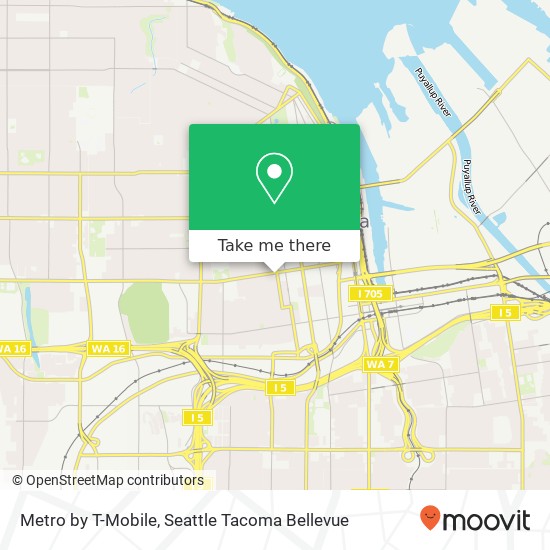 Metro by T-Mobile, 1902 Martin Luther King Jr Way map