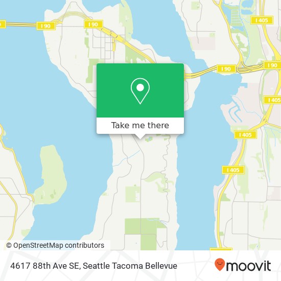 4617 88th Ave SE, Mercer Island, WA 98040 map