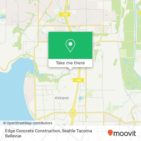 Mapa de Edge Concrete Construction, 10930 116th Ave NE