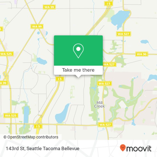 Mapa de 143rd St, Lynnwood, WA 98087