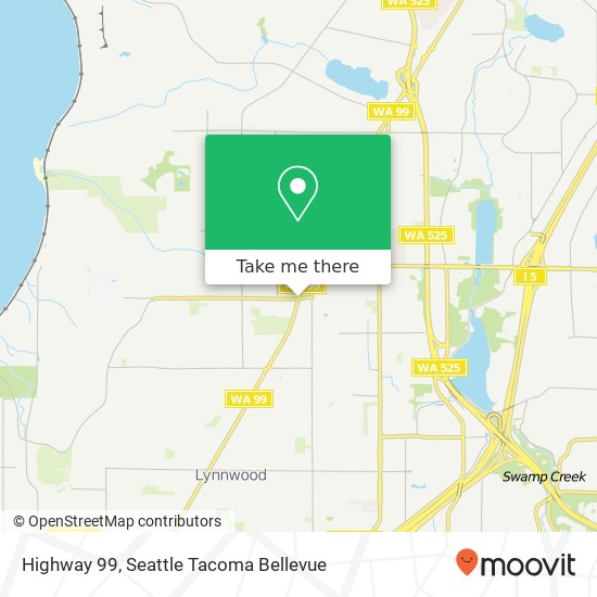 Highway 99, Lynnwood, WA 98037 map