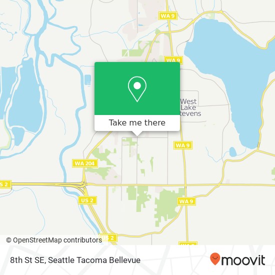 8th St SE, Lake Stevens, WA 98258 map