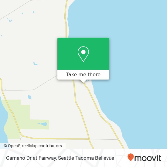 Camano Dr at Fairway map