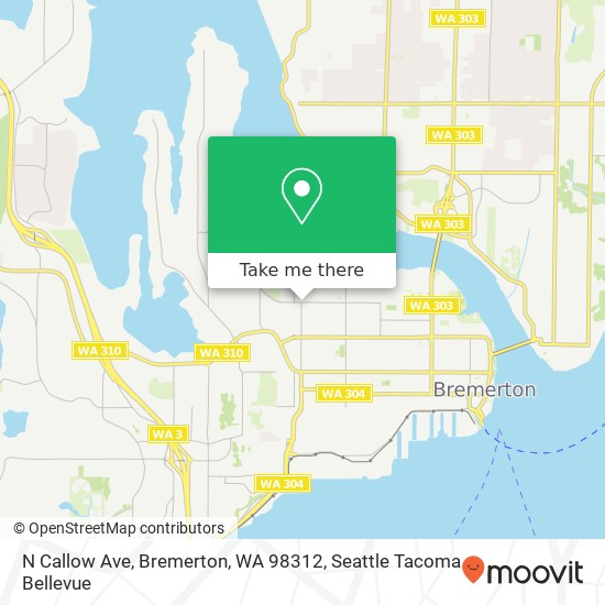 N Callow Ave, Bremerton, WA 98312 map