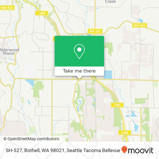 Mapa de SH-527, Bothell, WA 98021