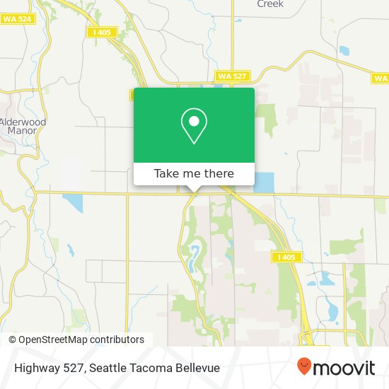 Mapa de Highway 527, Bothell, WA 98021