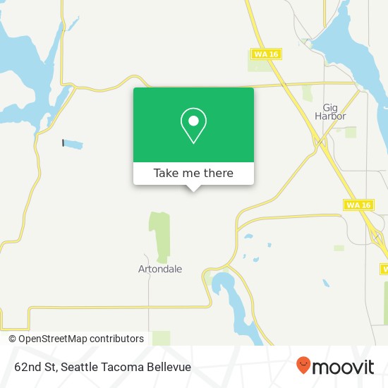 62nd St, Gig Harbor, WA 98335 map