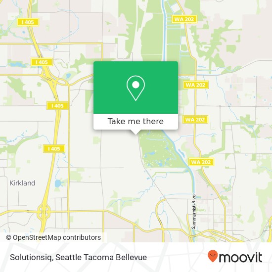 Mapa de Solutionsiq, 10785 Willows Rd NE