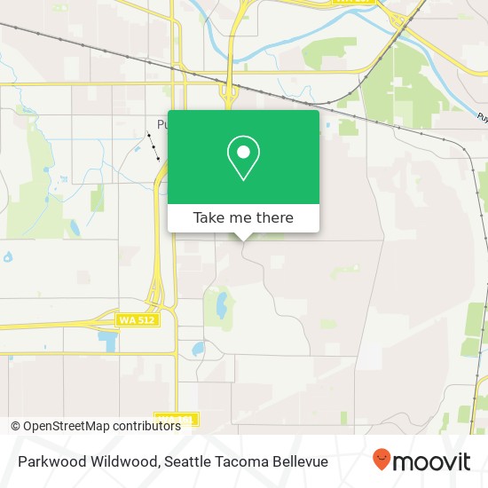 Mapa de Parkwood Wildwood, Puyallup, WA 98374