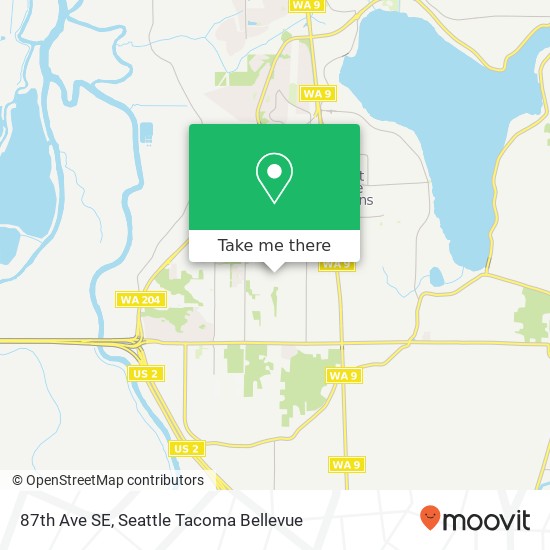 Mapa de 87th Ave SE, Lake Stevens, WA 98258