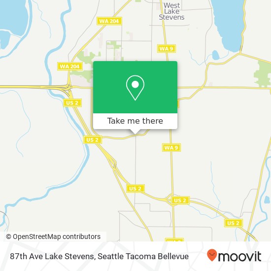 Mapa de 87th Ave Lake Stevens, Lake Stevens, WA 98258