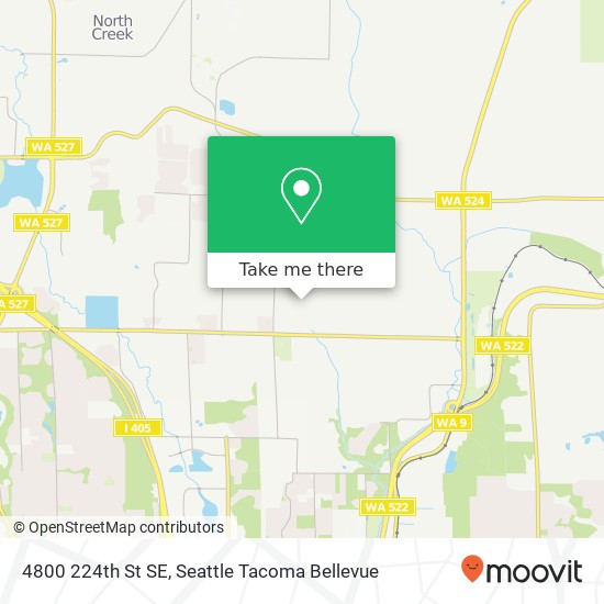 Mapa de 4800 224th St SE, Bothell, WA 98021