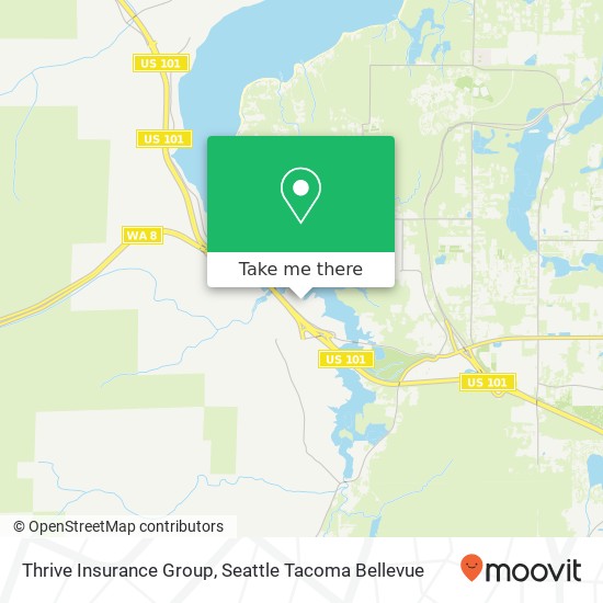 Mapa de Thrive Insurance Group, 700 Oleary St NW