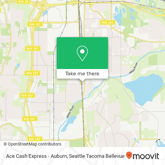 Mapa de Ace Cash Express - Auburn, 4017 A St SE