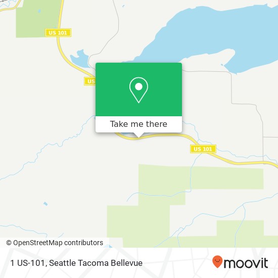 Mapa de 1 US-101, Shelton, WA 98584