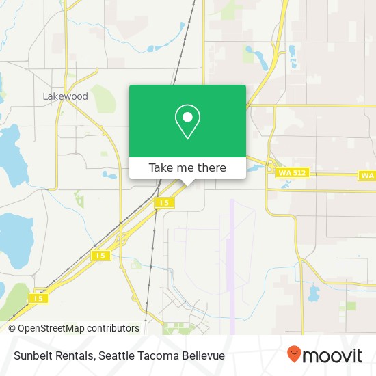 Mapa de Sunbelt Rentals, 3737 112th St SW