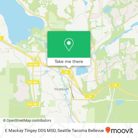 Mapa de E Mackay Tingey DDS MSD, 22530 SE 64th Pl