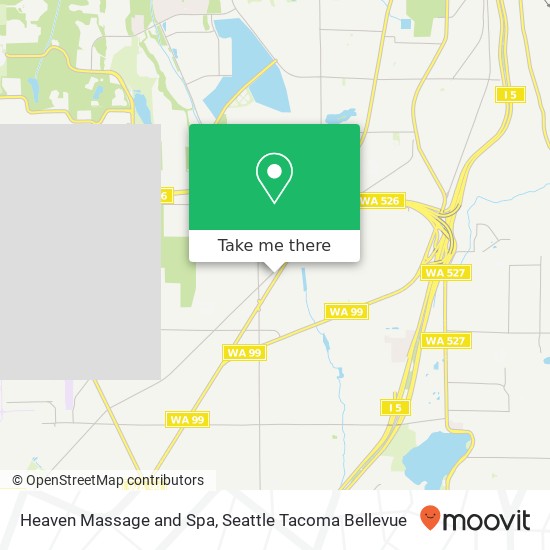 Heaven Massage and Spa, 9304 Evergreen Way map