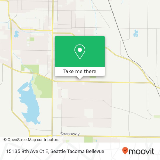 Mapa de 15135 9th Ave Ct E, Tacoma, WA 98445