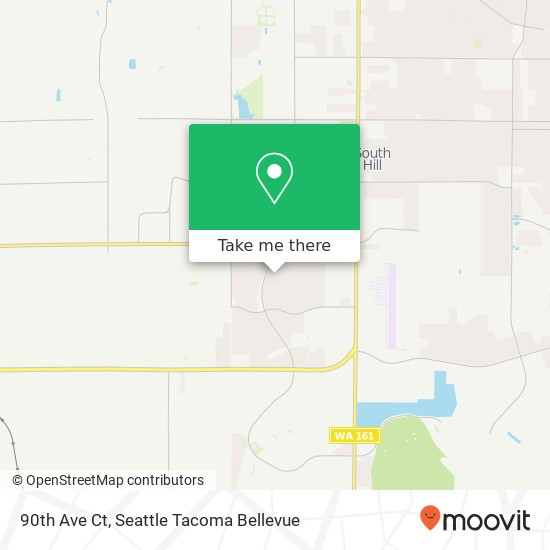 Mapa de 90th Ave Ct, Puyallup, WA 98375