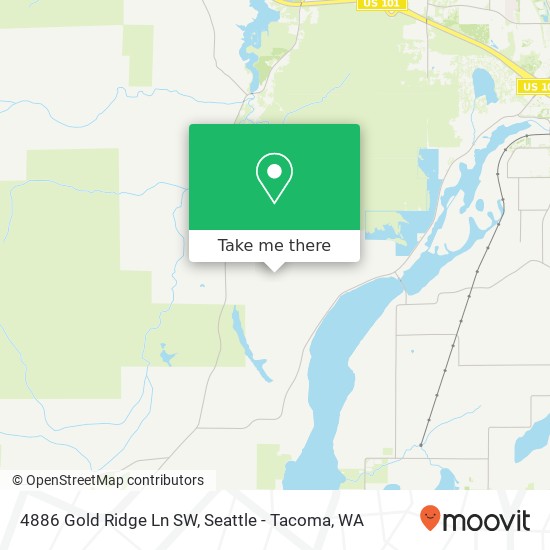 Mapa de 4886 Gold Ridge Ln SW, Olympia, WA 98512
