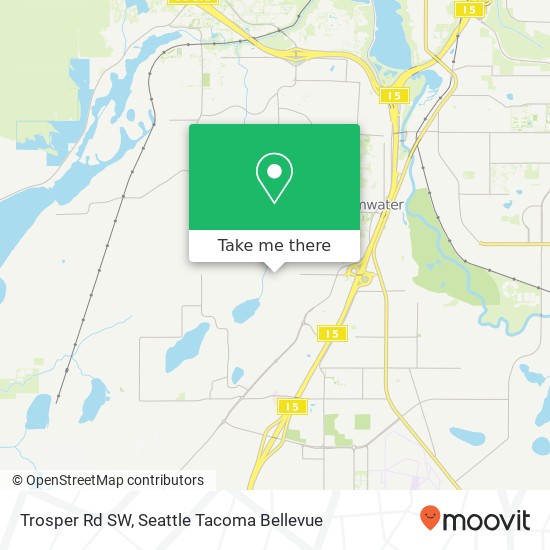Mapa de Trosper Rd SW, Olympia, WA 98512