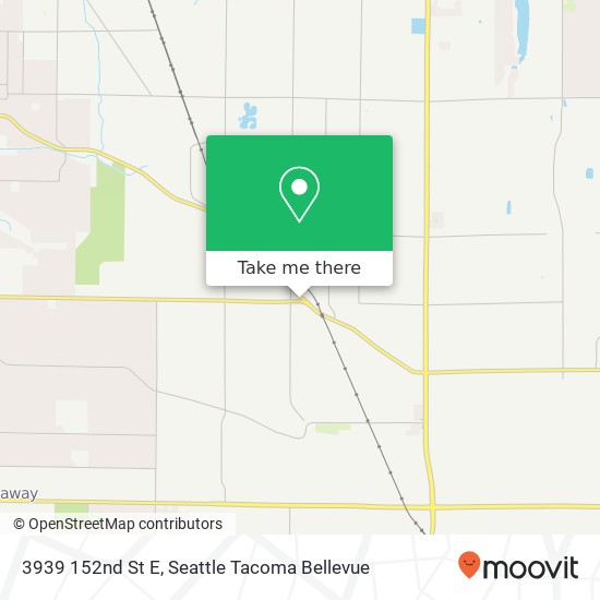 Mapa de 3939 152nd St E, Tacoma, WA 98446