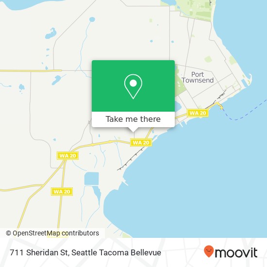 Mapa de 711 Sheridan St, Port Townsend, WA 98368