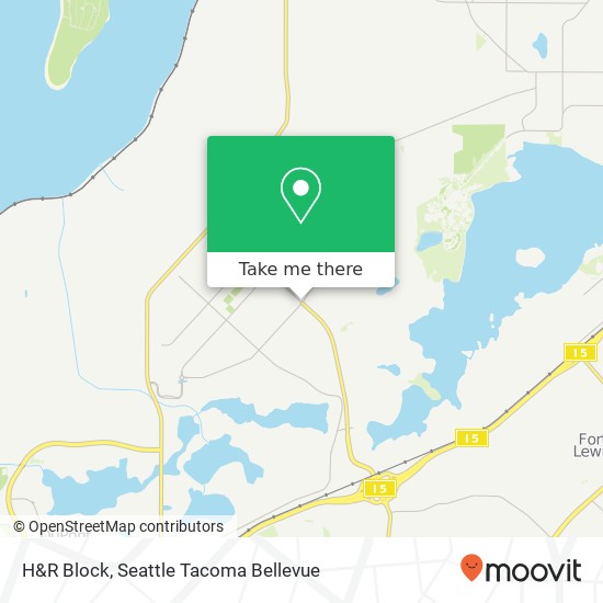 H&R Block, A St map